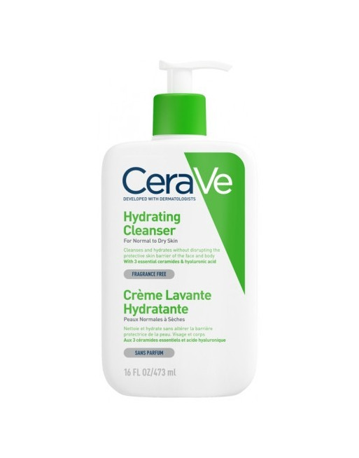 CERAVE CRÈME LAVANTE HYDRATANTE 473 ML