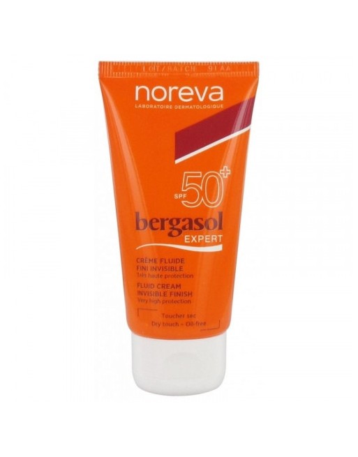 NOREVA Bergasol Expert Crème Fluide Invisible Spf50+, 50 ML