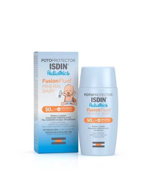 ISDIN Fusion Fluide Minéral Bébé SPF50+, 50ml
