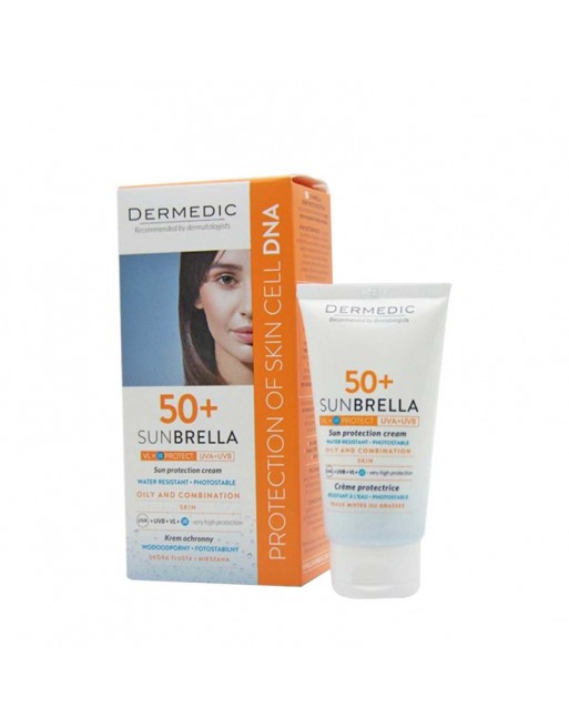 DERMEDIC SUNBRELLA PEAUX MIXTES A GRASSES SPF50+