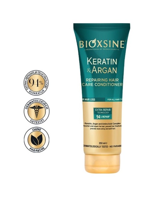 BIOXSINE APRES SHAMPOOING A LA KERATINE ET A L'ARGAN 250ML