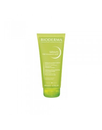 B.P BIODERMA SEBIUM GEL MOUSSANT ACTIF 200ML