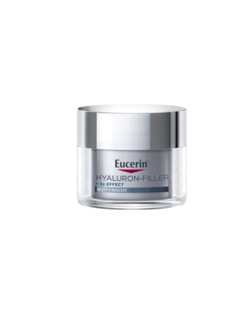 Eucerin Hyaluron Filler+ 3Effect Soin De Nuit Anti-âge, 50ml