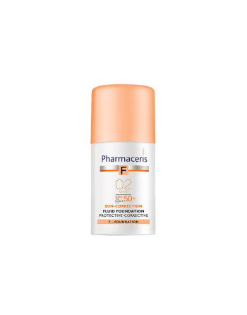 Pharmaceris Fond De Teint Fluide Spf50+ Teinte 02, 30ml