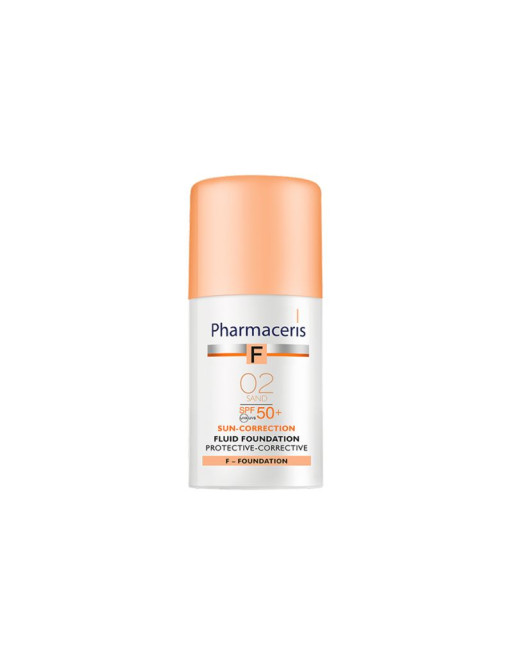 Pharmaceris Fond De Teint Fluide Spf50+ Teinte 02, 30ml