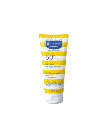 Mustela Bébé Lait Solaire SPF50+, 100ml