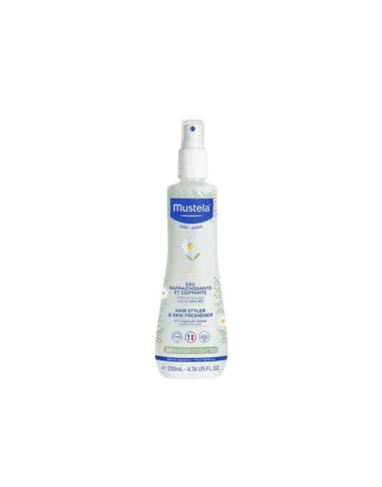 MUSTELA Eau Rafraichissante Coiffante Cheveux/Corps, 200ml