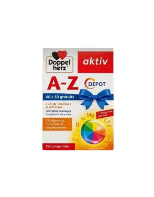 AKTIV A-Z 27 Vitamines Minéraux 60 Gélules + 30 Gratuit