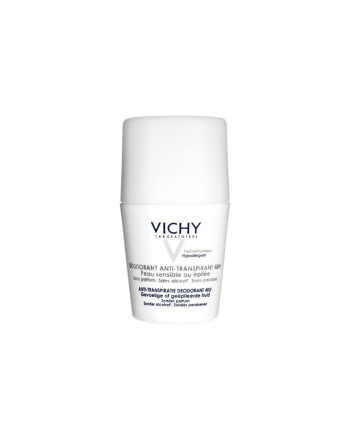 VICHY Déodorant Anti-Transpirant 48H Peaux Sensibles, 50ml