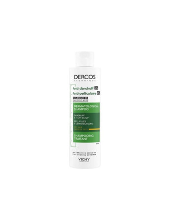 VICHY Dercos Shampooing Antipelliculaire Cheveux  Secs, 200ML
