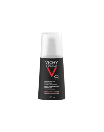 Vichy Homme Déodorant Spray Ultra-Frais, 100ml