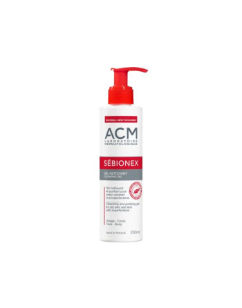 ACM Sébionex Gel Moussant Purifiant, 200 ml