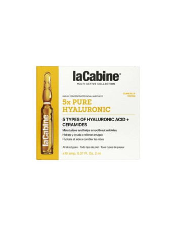 LA CABINE 5X Pure Hyaluronique 2ml, 10 Ampoules