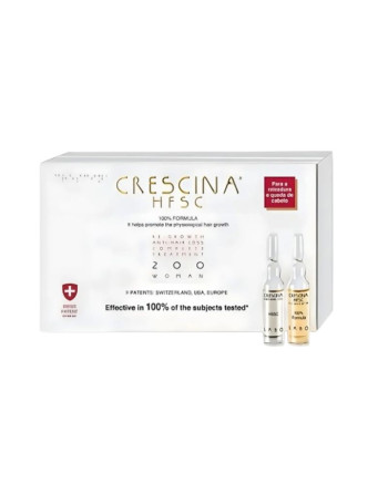 CRESCINA TTT Complet (ANTI Chute Repousse) 200 Femme 10 +10 Ampoules