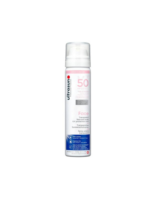 ULTRASUN Ecra Face Scalp Spray Spf50, 75ml