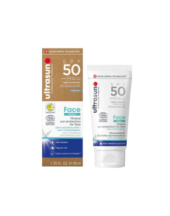 ULTRASUN Face Minéral Sun Protection Spf50+, 40ml