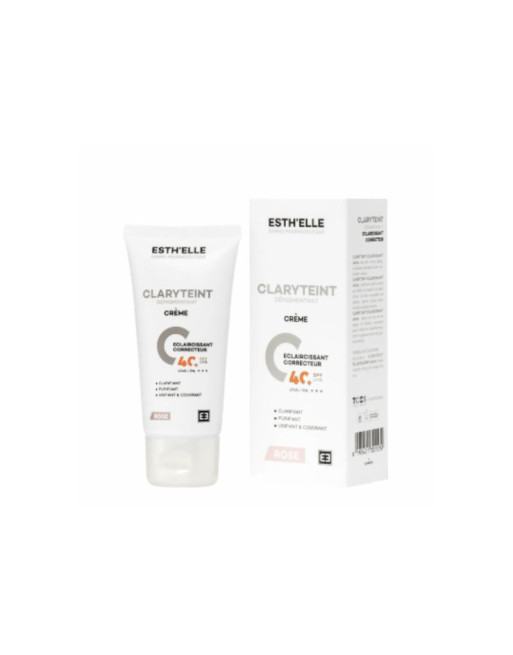 ESTH'ELLE CLARYTEINT CR ECLAIR TEINTEE ROSE SPF40 50GR