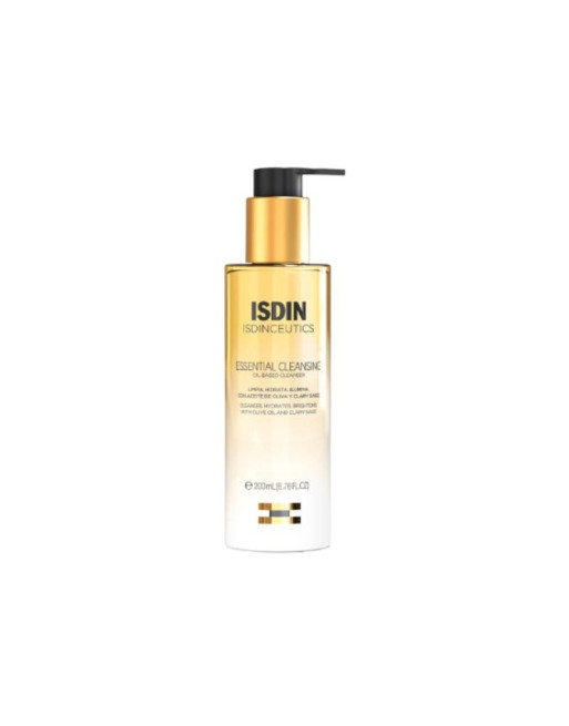 ISDIN Essential Cleansing Huile Nettoyante Visage, 200ml