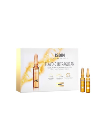 ISDIN Flavo C Ultraglican Sérum Antioxydant, 10 Ampoules