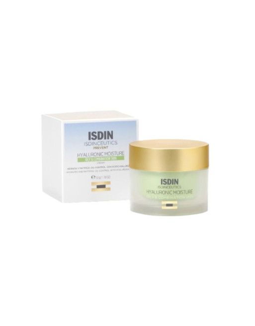 ISDIN Hyaluronic Moisture Crème Mixtes A Grasses, 50g