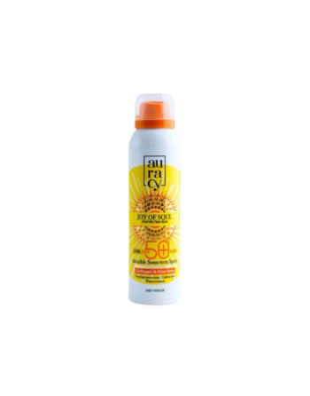AURACY Ecran Invisible Spray SPF50+ Collagène Aloe Vera, 150ml