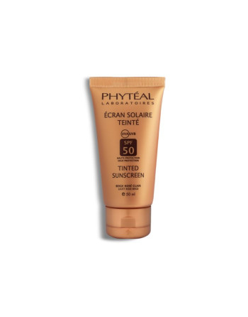 PHYTÉAL Écran Solaire Teinté Beige Rosé Clair SPF50+, 50ml