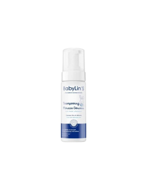 BABYLIN'S Shampooing Mousse Douceur Cheveux Fins Délicats, 150ML