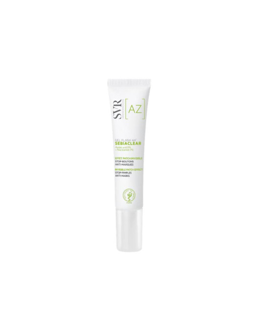 SVR Sebiaclear [AZ] Gel Flash 4H Stop Boutons, 15ml