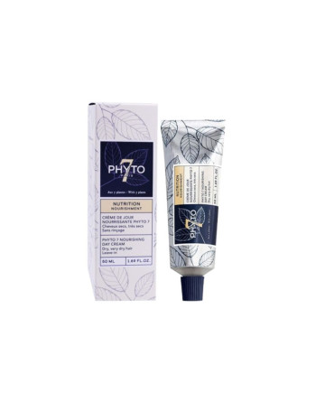PHYTO 7 Nutrition Crème De Jour Cheveux Secs, 50ml