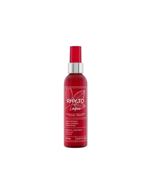 PHYTO Laque Végétale Cheveux Sensibilises Fixation Souple, 150ml