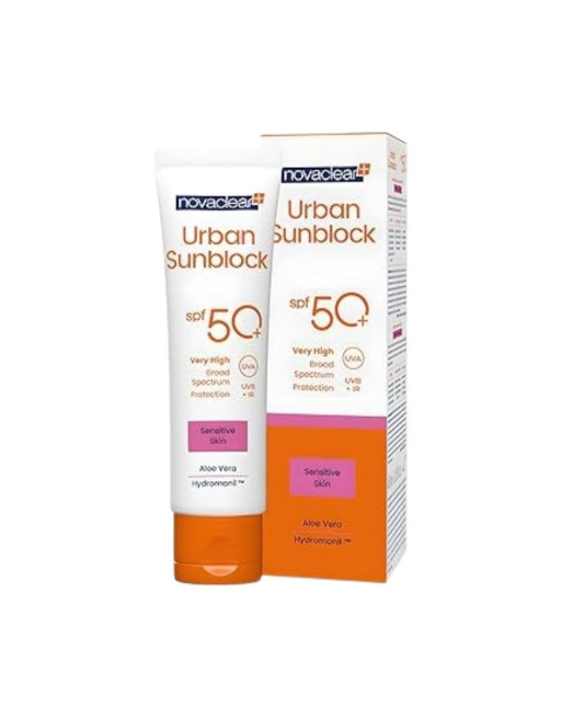 NOVACLEAR Urbain Sunblock Sensitive Skin Spf50+, 40ml