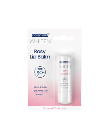 NOVACLEAR Whiten Rosy Lip Balm Spf50+, 4.9g