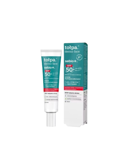 TOLPA DERMO Face Sebio Crème Photo Protectrice SPF50, 40ml