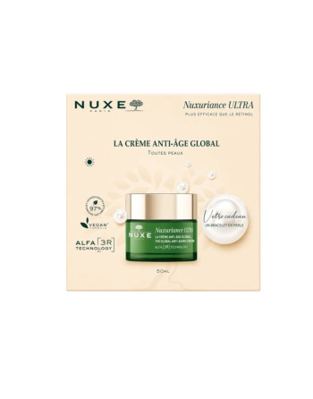 NUXE COFFRET CREME DE JOUR ANTI AGE GLOBAL 50ML + BRACELET OFFERT