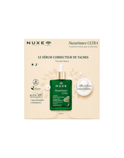 NUXE COFFET SERUM CORRECTEUR DE TACHES 30ML + BRACELET EN PERLE OFFERT