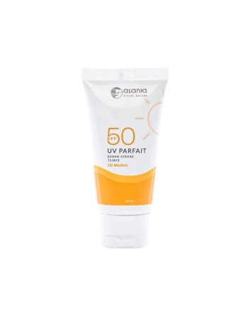 ALANIA UV Parfait Ecran Visage Teinté 2 Medium, 40ml