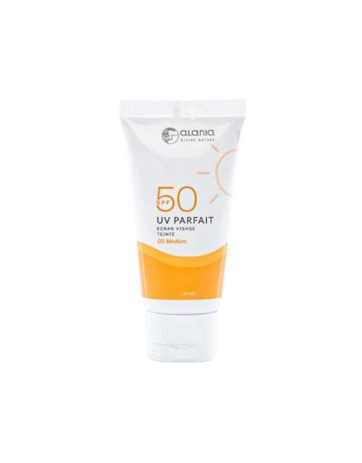 ALANIA UV Parfait Ecran Visage Teinté 2 Medium, 40ml