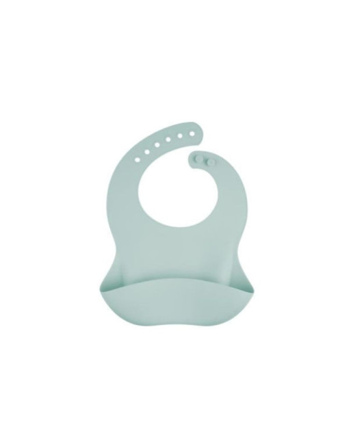 CANPOL BABIES Bavoir Silicone Avec Poche Vert 4M+ (51/030)