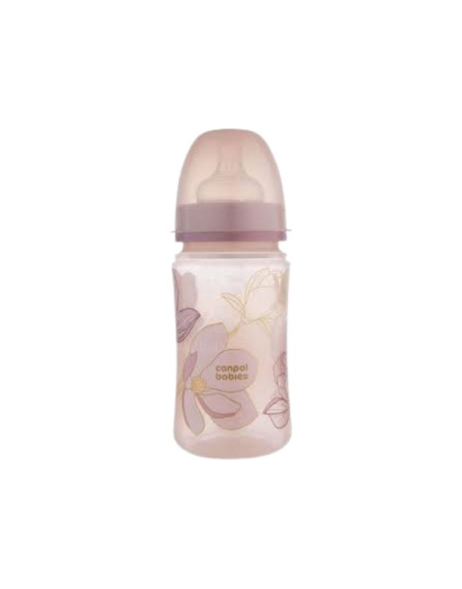 CANPOL BABIES Biberon Anti colique Gold Rose 240ML(35/240)