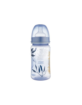 CANPOL BABIES Biberon PC Anti Colique 240ML Gold 35/240 Bleu