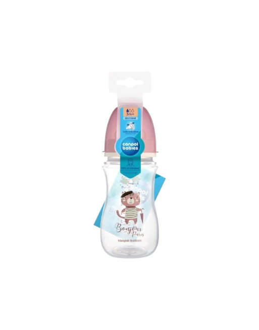 CANPOL BABIES Biberon PC Anti Colique BP Rose 240ML(35/232)