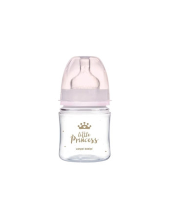 CANPOL BABIES Biberon Anti Colique Col Large Rose 120ML PP(35/233)