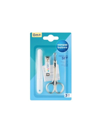 CANPOL BABIES Ciseau Bébé + Coupe Ongles + Lime
