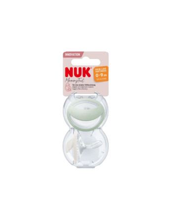NUK Sucette Mommy Feel 0-9M Vert + Boite T2