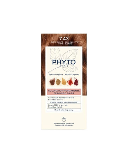 PHYTO COLOR 7.43 Blond Cuivre