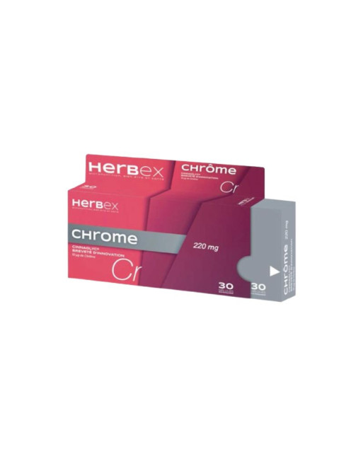 HERBEX Chrome 220mg, 30 Gélules