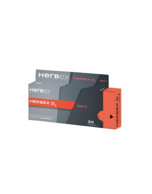 HERBEX D3 1000UI 30 Comprimés Orodispersible