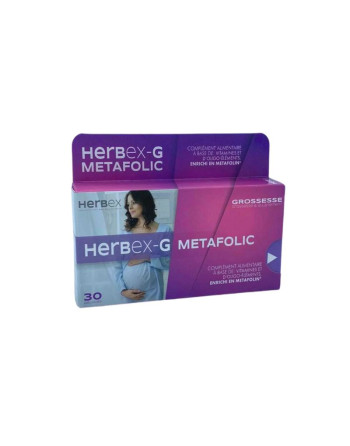 HERBEX G METAFOLIC GROSSESSE/ALLAITEMENT, 30 GELULES
