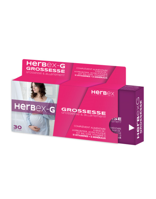 HERBEX GROSSESSE ET ALLAITEMENT 350Gr, 30 GELULES