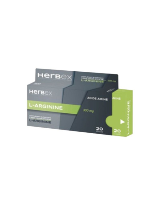 HERBEX L-ARGININE 300MG, 20 Comprimés